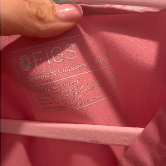 Pink Scrub Top - Picture 2 of 3